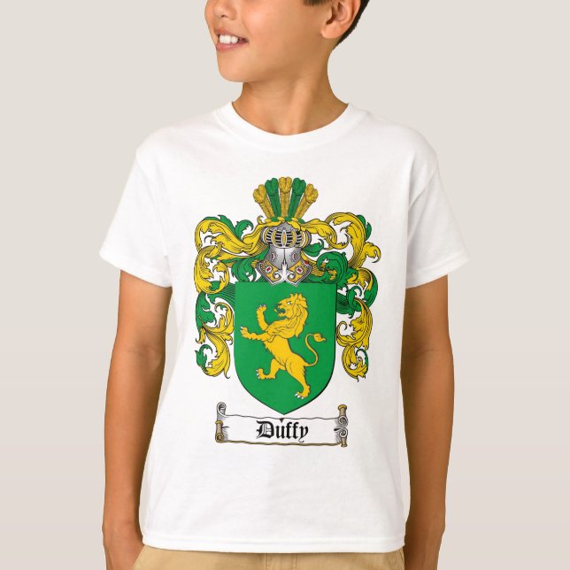 CAMISETA CRISTA DA FAMÍLIA DE DUFFY - BRASÃO DE DUFFY (Frente)