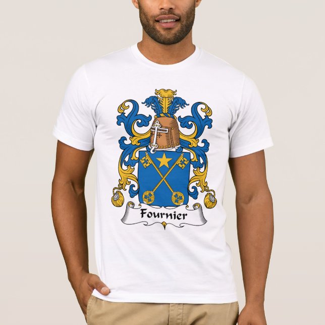 Camiseta Crista da família de Fournier (Frente)