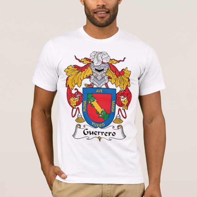 Camiseta Crista da família de Guerrero (Frente)