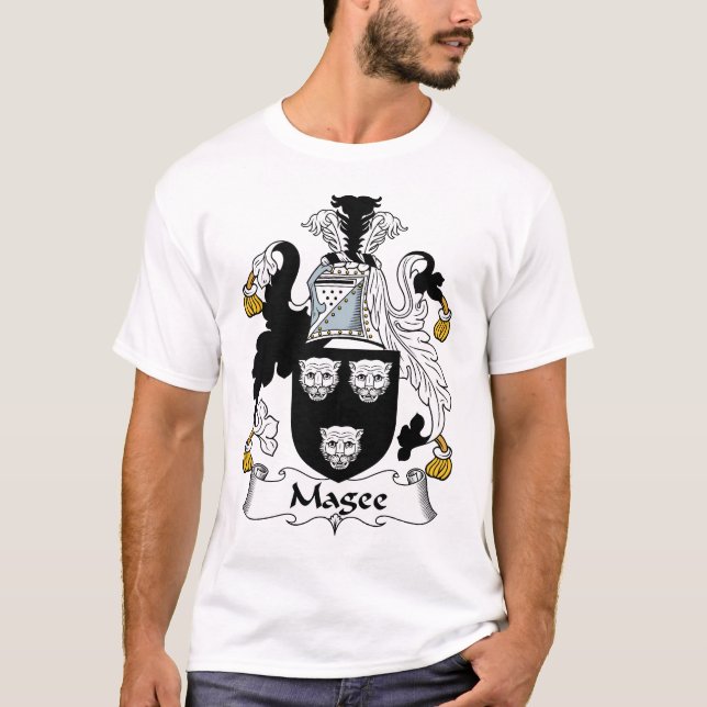 Camiseta Crista da família de Magee (Frente)