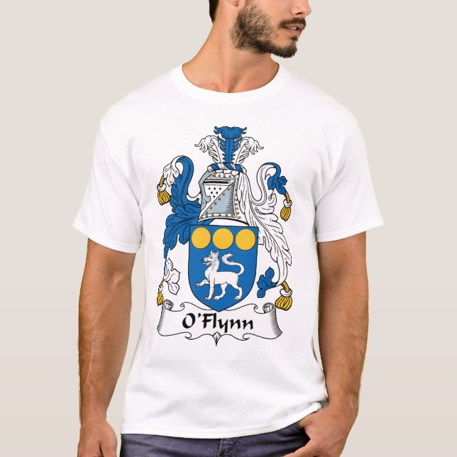 Camiseta Crista da família de O'Flynn (Frente)