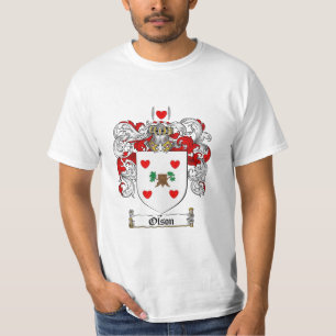 Camiseta Crista da família de Olson - brasão de Olson