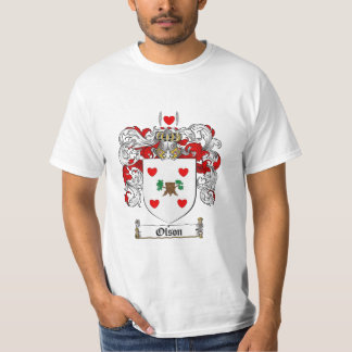 Camiseta Crista da família de Olson - brasão de Olson
