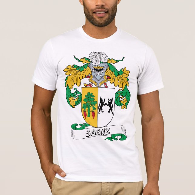 Camiseta Crista da família de Saénz (Frente)