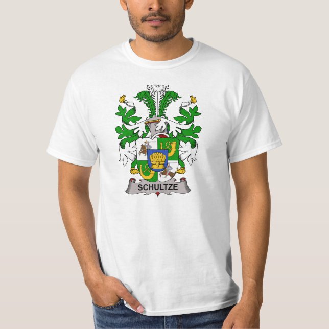 Camiseta Crista da família de Schultze (Frente)