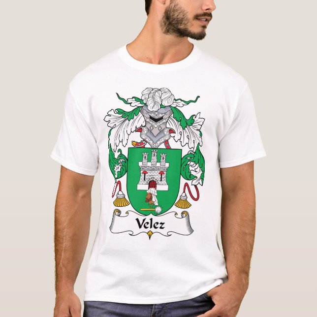 Camiseta Crista da família de Velez (Frente)