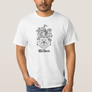 Camiseta Crista da família de Wilken/t-shirt da brasão