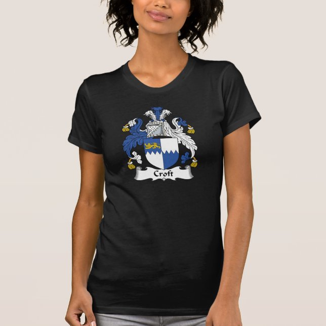 Camiseta Crista da família do Croft (Frente)