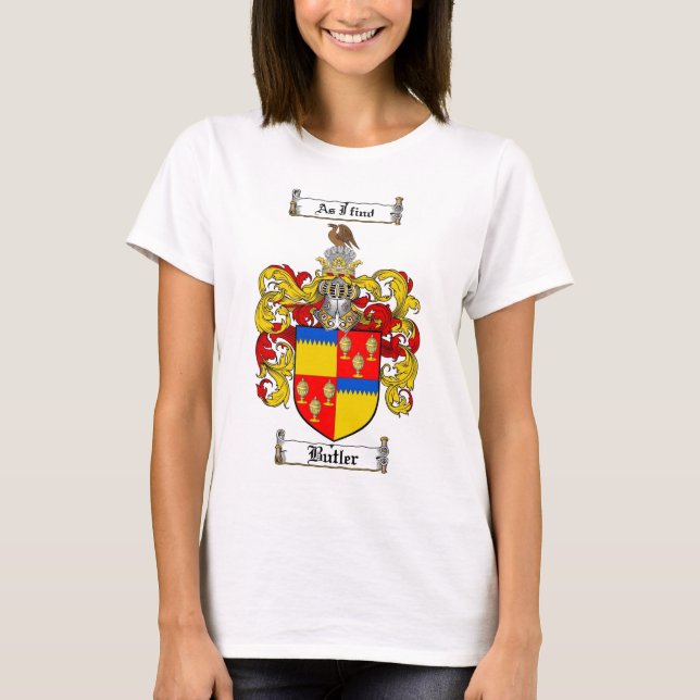 CAMISETA CRISTA DA FAMÍLIA DO MORDOMO - BRASÃO DO MORDOMO (Frente)