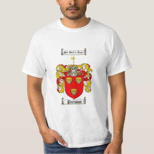 Camiseta Crista da família dos Parsons - brasão dos Parso