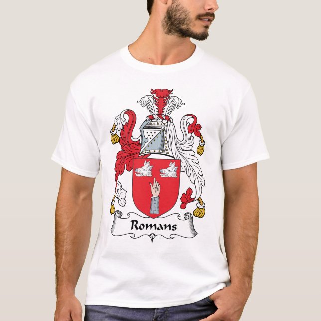 Camiseta Crista da família dos romanos (Frente)