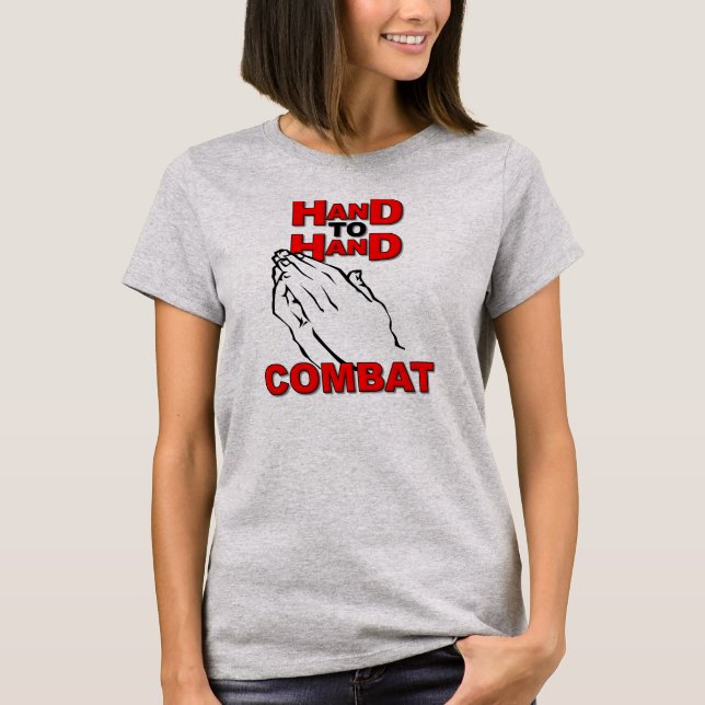 Camiseta Cristã de Combate Corpo a Corpo (Frente)