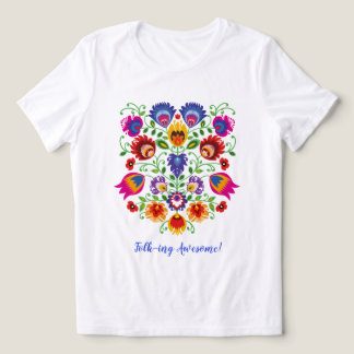 Camiseta Crista de Flor de Lowicz