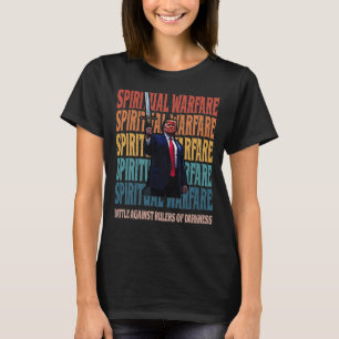 Camiseta Cristã de Guerra Espiritual