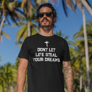 Camiseta Cristã de Homens Inspiracionais