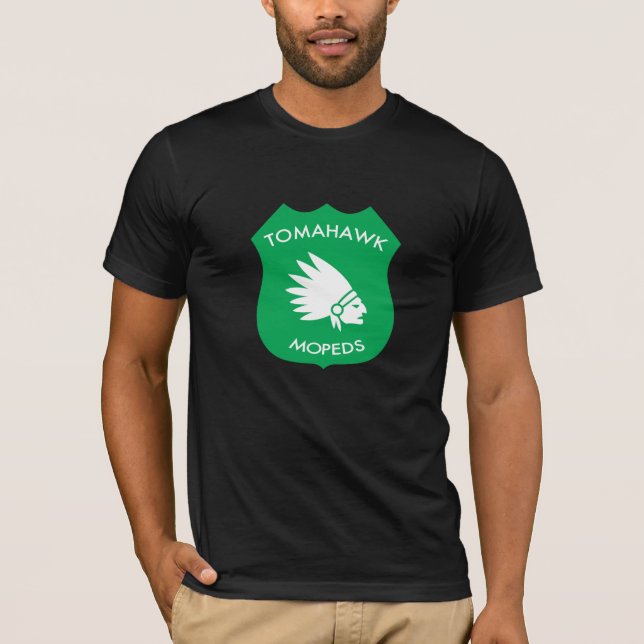 Camiseta Crista do americano do Tomahawk (Frente)