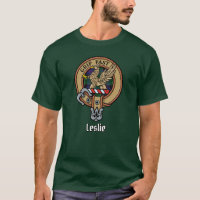 Crista do Clã Leslie sobre Tartan de Caça