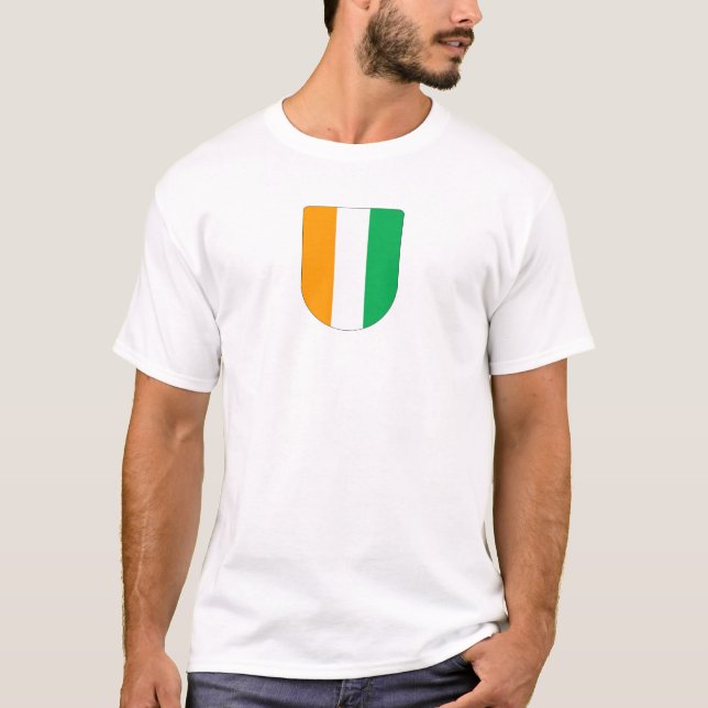 Camiseta Crista do d'Ivoire de Côte (Frente)