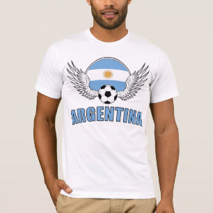 Camiseta Crista do futebol de Argentina (luz)