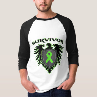 Camiseta Crista do sobrevivente do linfoma Non-Hodgkin
