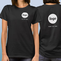 Crista e parte de trás simples de logotipo e texto