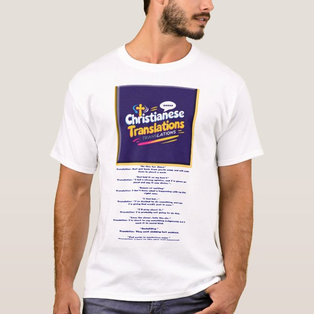 Camiseta cristã engraçada (Frente)