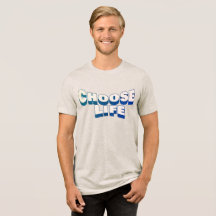 Camiseta Cristã "Escolha a Vida"