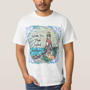 Camiseta cristã Farol Olhar