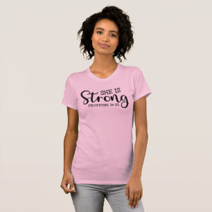 Camiseta cristã feminina