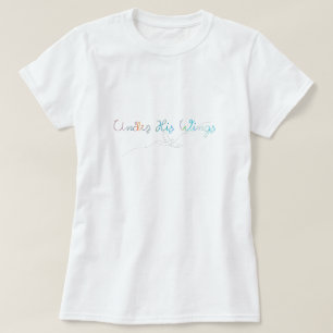 Camiseta Cristã feminina cita casual baseado na fé