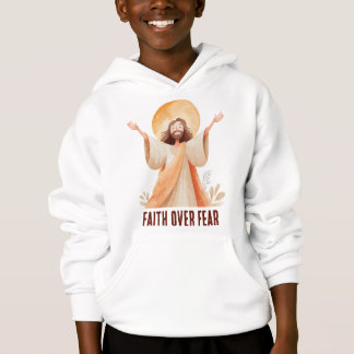 Camiseta Cristã Jesus Fé Sobre o Medo