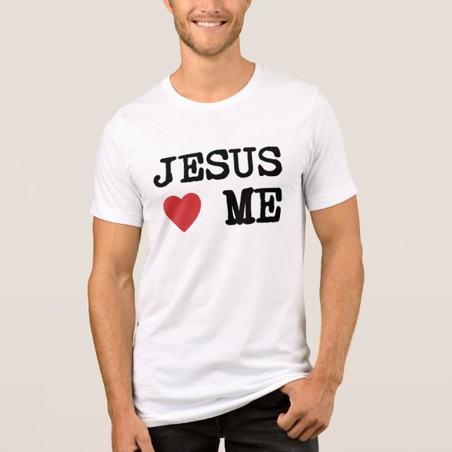 Camiseta Cristã Jesus Me Ama (Frente)