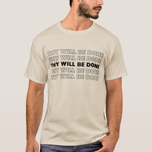 Camiseta cristã masculina (Frente)
