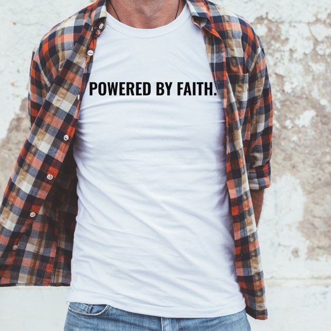 Camiseta Cristã Motivada pela Fé (Criador carregado)