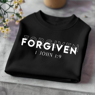 Camiseta Cristã Perdoada para Homens e Mulheres