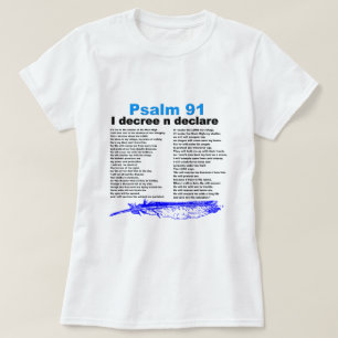 Camiseta cristã Psalm 91
