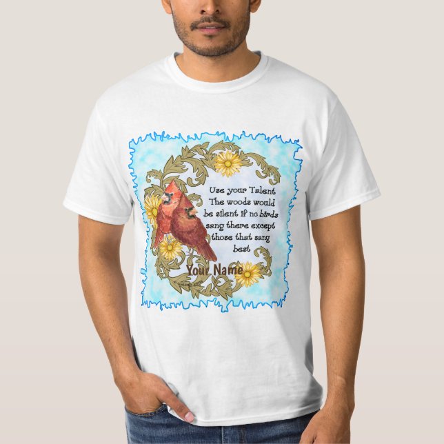 Camiseta cristã talentosa dos Cardinals (Frente)