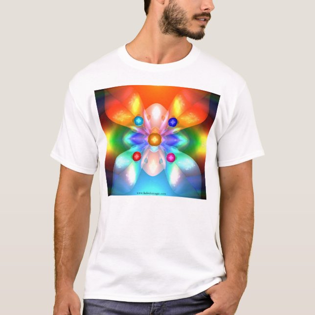 Camiseta Cristais e chamas (Frente)