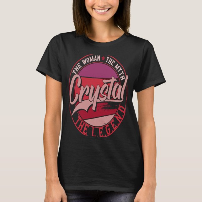 Camiseta Cristal a Senhora do Mito a Lenda (Frente)