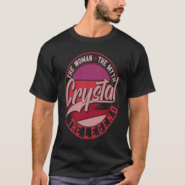 Camiseta Cristal a Senhora do Mito, a Lenda (Frente)