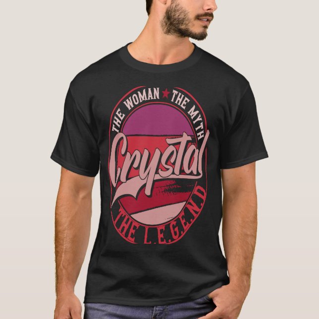 Camiseta Cristal a Senhora do Mito a Lenda (Frente)