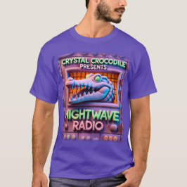Camiseta CRISTAL CROCODILE presente RÁDIO NIGHT WAVE!!! v1