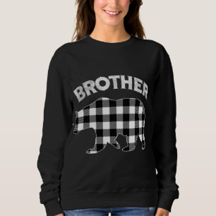 Camiseta Cristal do Urso do Irmão Xadrez de Buffalo Negro e