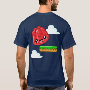 Camiseta Cristal Vermelho Feliz Crista Com Impressão nas Co