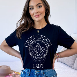 Camiseta Cristalina louca, Crystals Lover, geóloga
