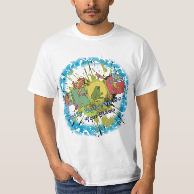 Camiseta Cristão Confia Totalmente em Deus (Frente)
