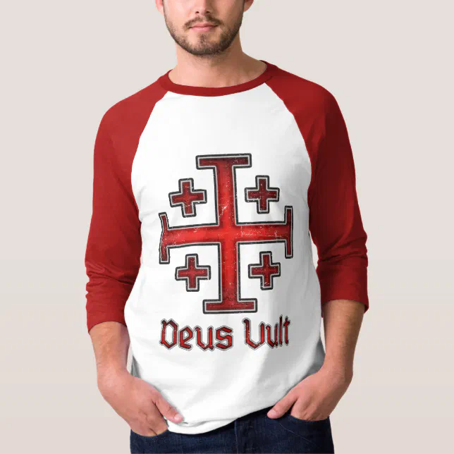 Camiseta Cristão da cruz do cruzado de Templar do cavaleiro