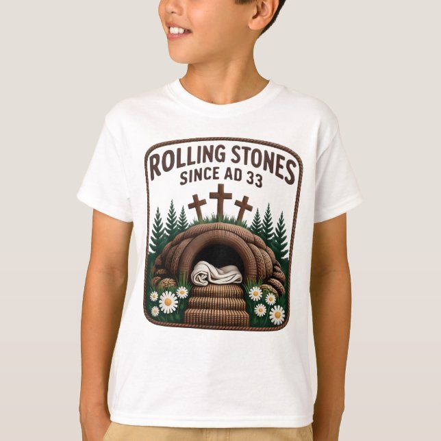 Camiseta Cristão Ele Ressuscitou Falso (Frente)