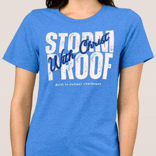 Camiseta Cristão Jesus Cristo Bíblia Gratidão Azul Gráfico