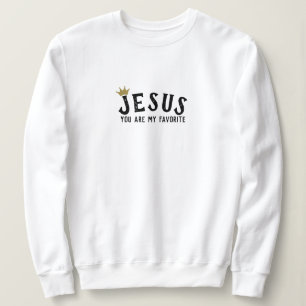 Camiseta Cristão Moderno Simples Coroa Dourada Jesus